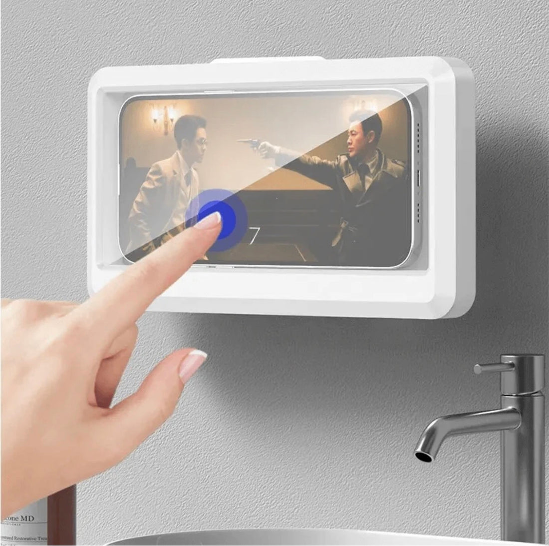 Waterproof Shower Phone Holder Self-Adhesive Wall Mount Case