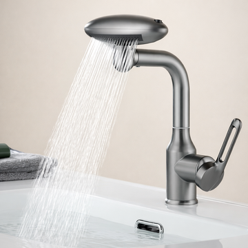 Multi-Functional Waterfall Basin Faucet 4-Mode 360° Mixer Tap